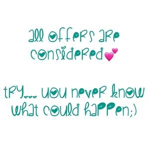 Trying to get rid of things to make room for new!