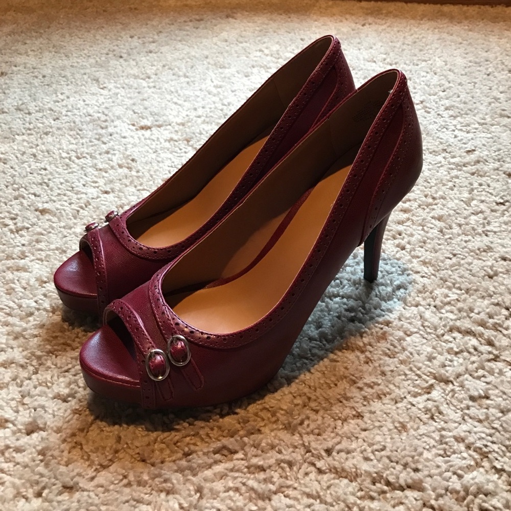 Nine West Peep Toe Heels