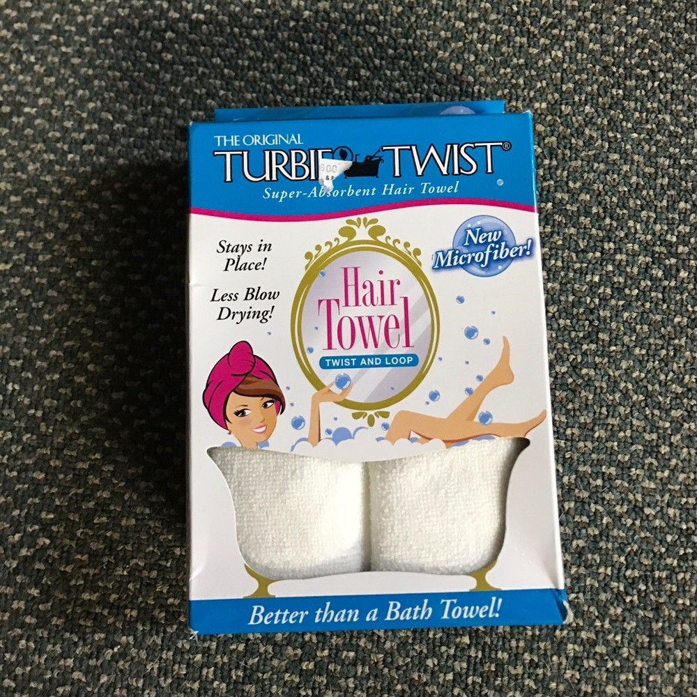 Hair towels never used