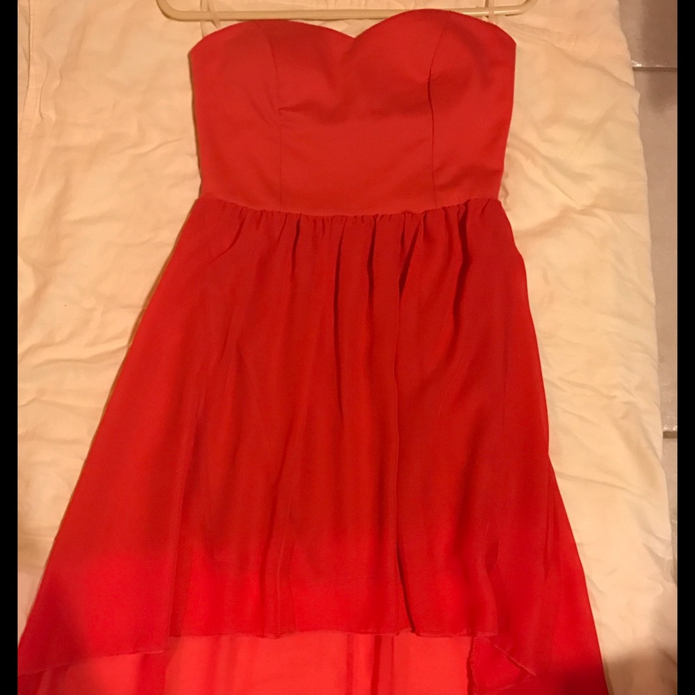 High Low dress (Coral Pink)