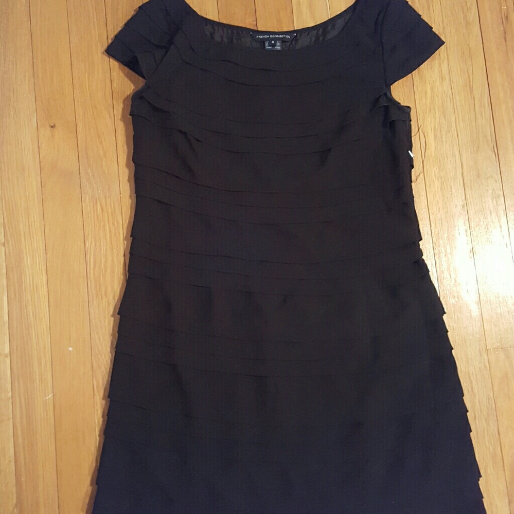Cap sleve layered French Connection dress!
