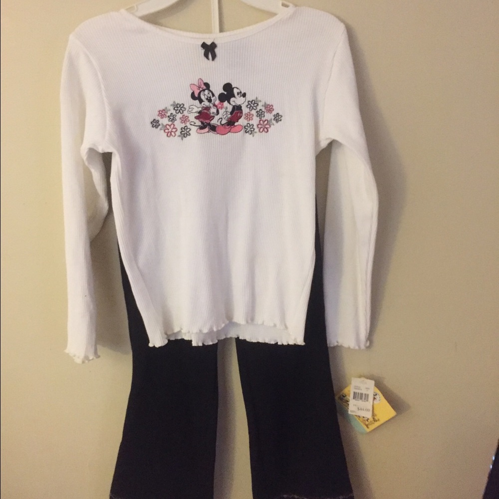 Mickey Mouse and Minnie Mouse Girl's Matching Set