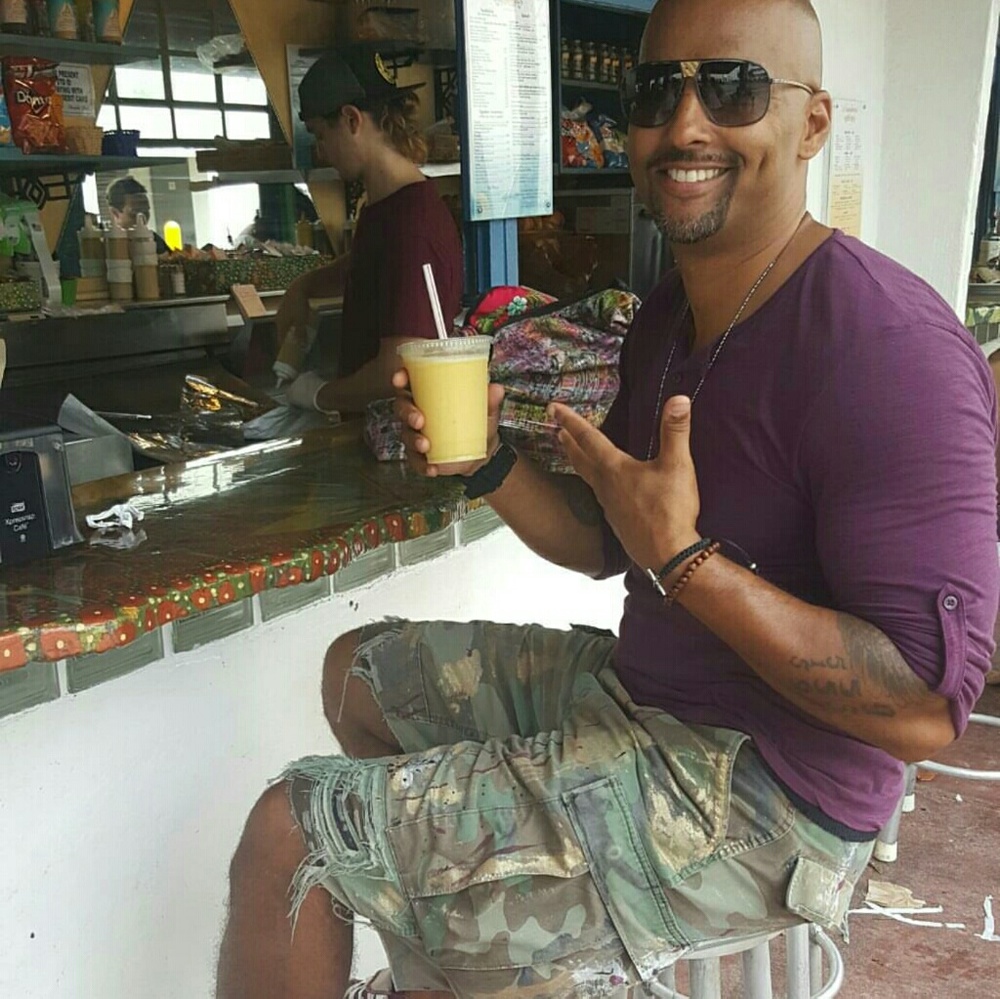 Happy Customer!!!  MEns Distressed camo Shorts