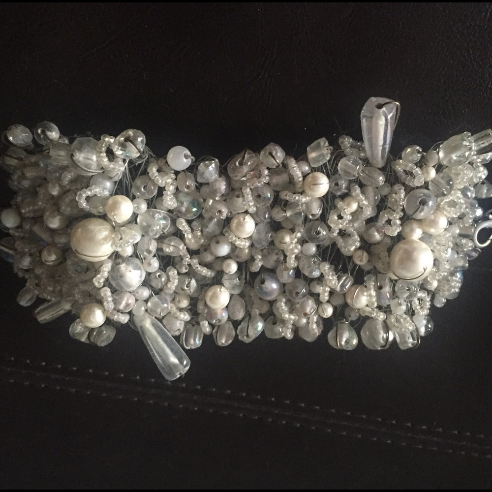 Gorgeous chunky beadwork bracelet