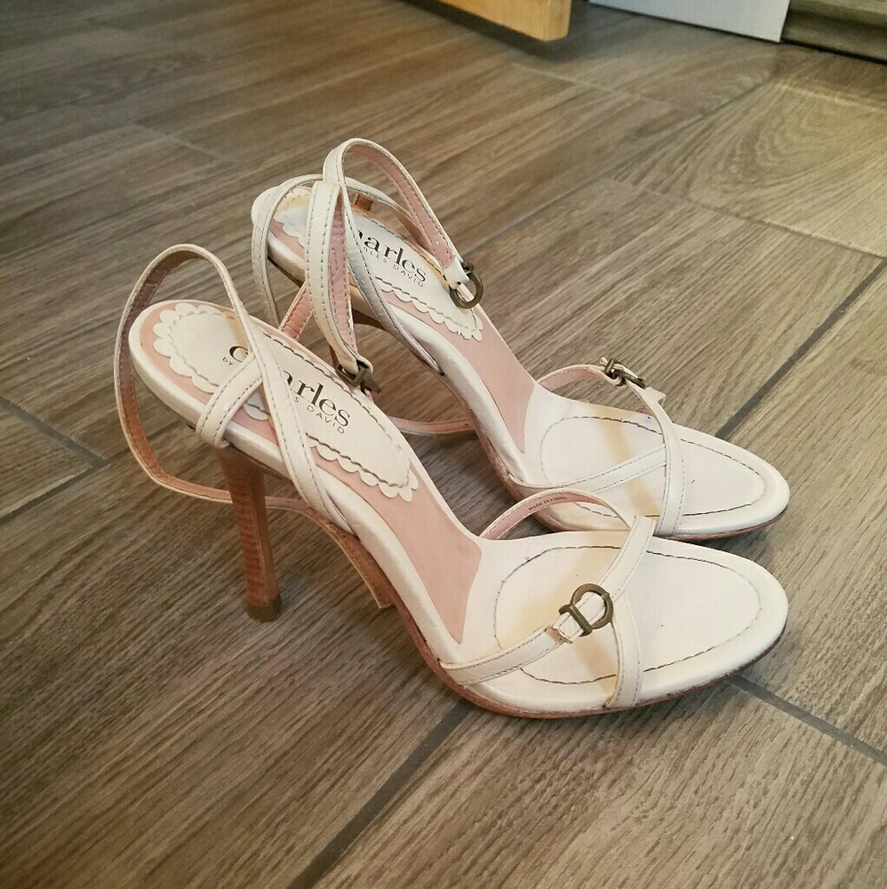 Charlie's Davis Light Pink/Bone Strappy Heel