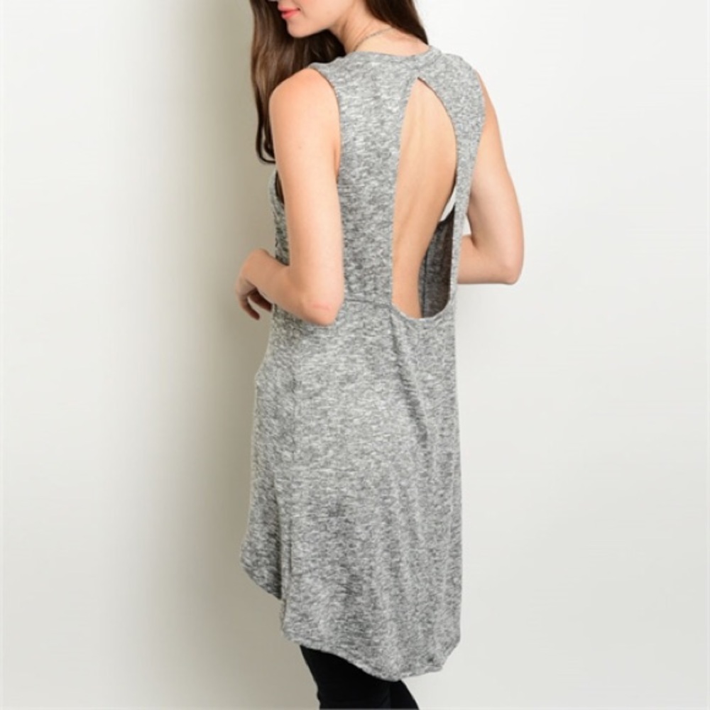Sale/clearance. Last (M) Gray high-low top - Picture 2 of 2