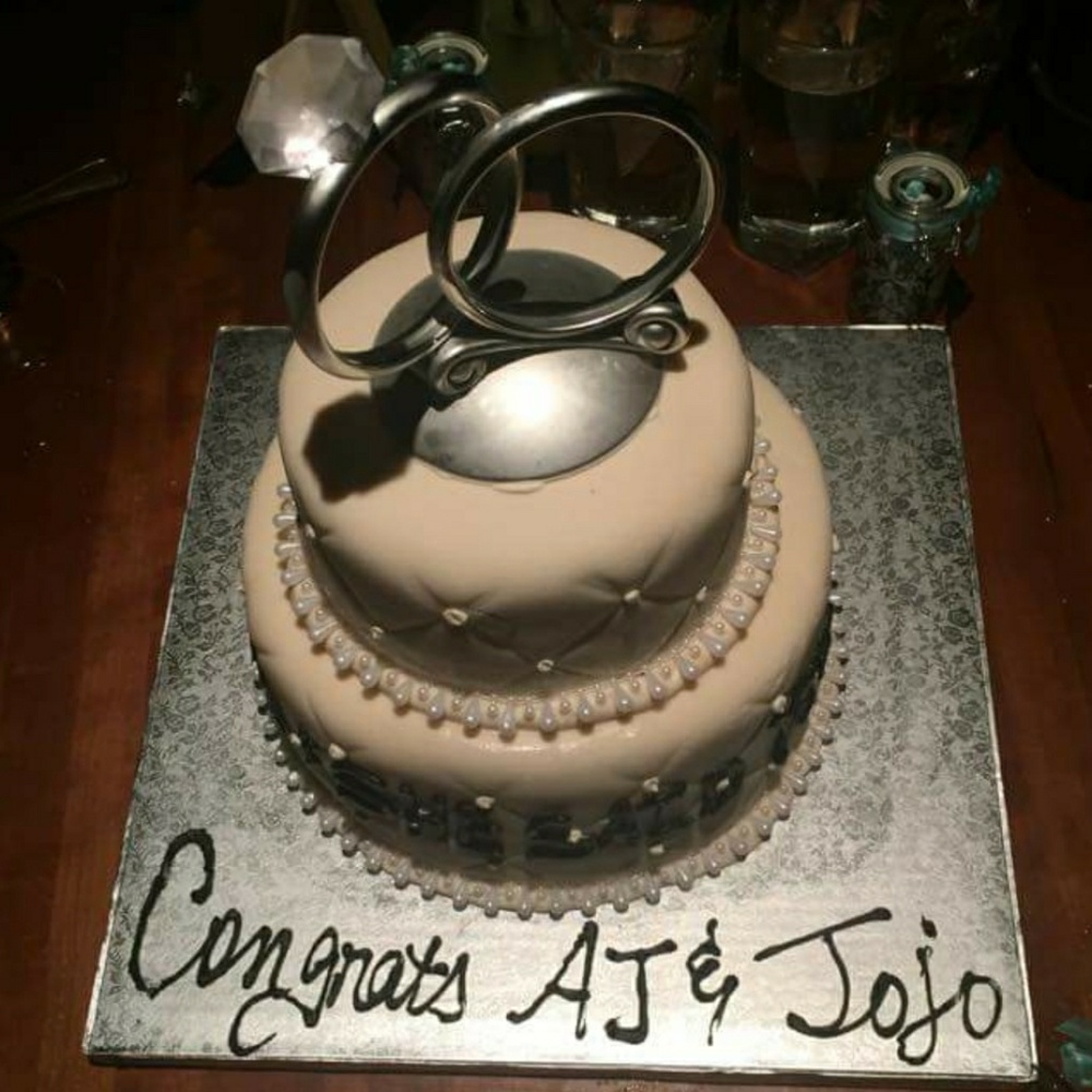 Ring Wedding Cake Topper