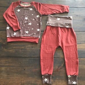 Handmade bamboo set 2T