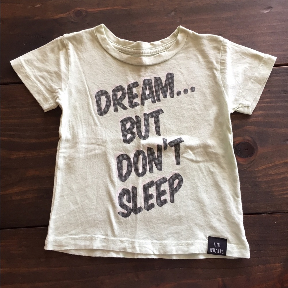 Tiny whales 2T shirt