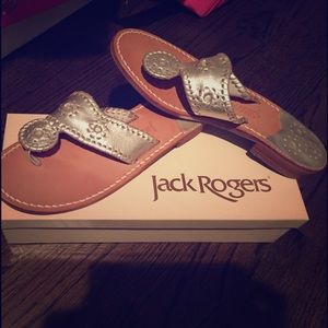 Platinum NIB Jack Rogers size 8