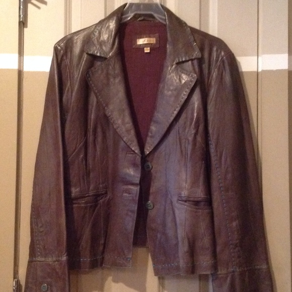 WILSON'S LEATHER COLLECTION BLAZER LEATHER..MED. - Picture 1 of 4