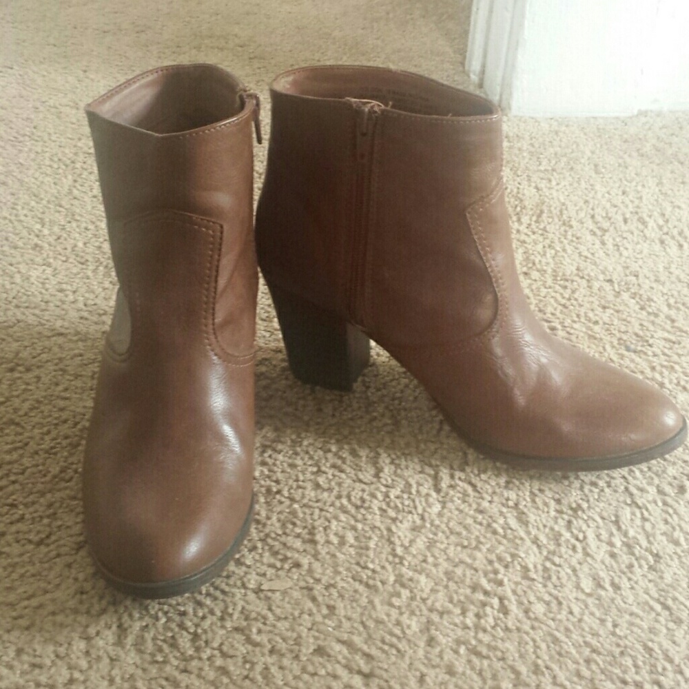 Madden Girl Brown Ankle Boots