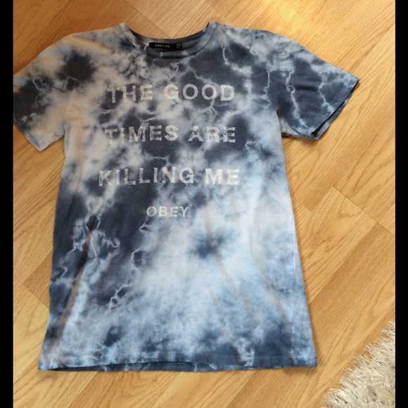 Obey Tops - Obey tie dye tee