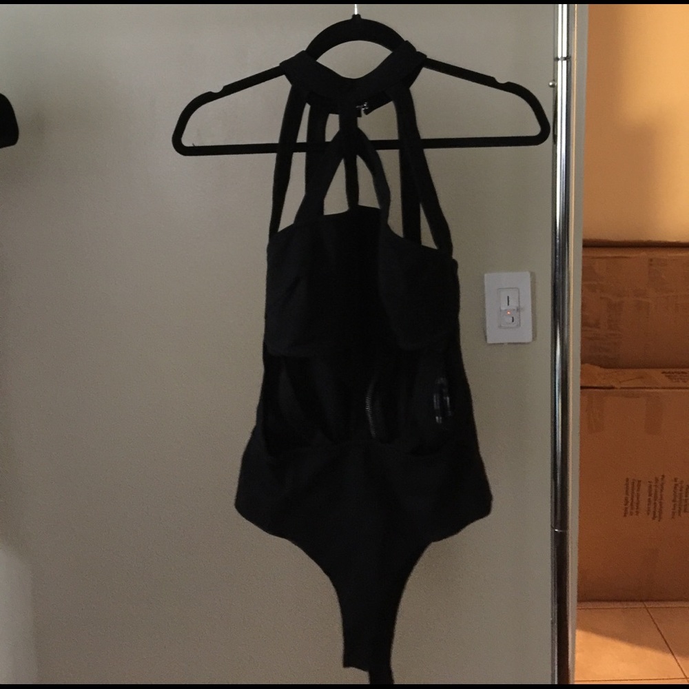 Black Caged Body Suit