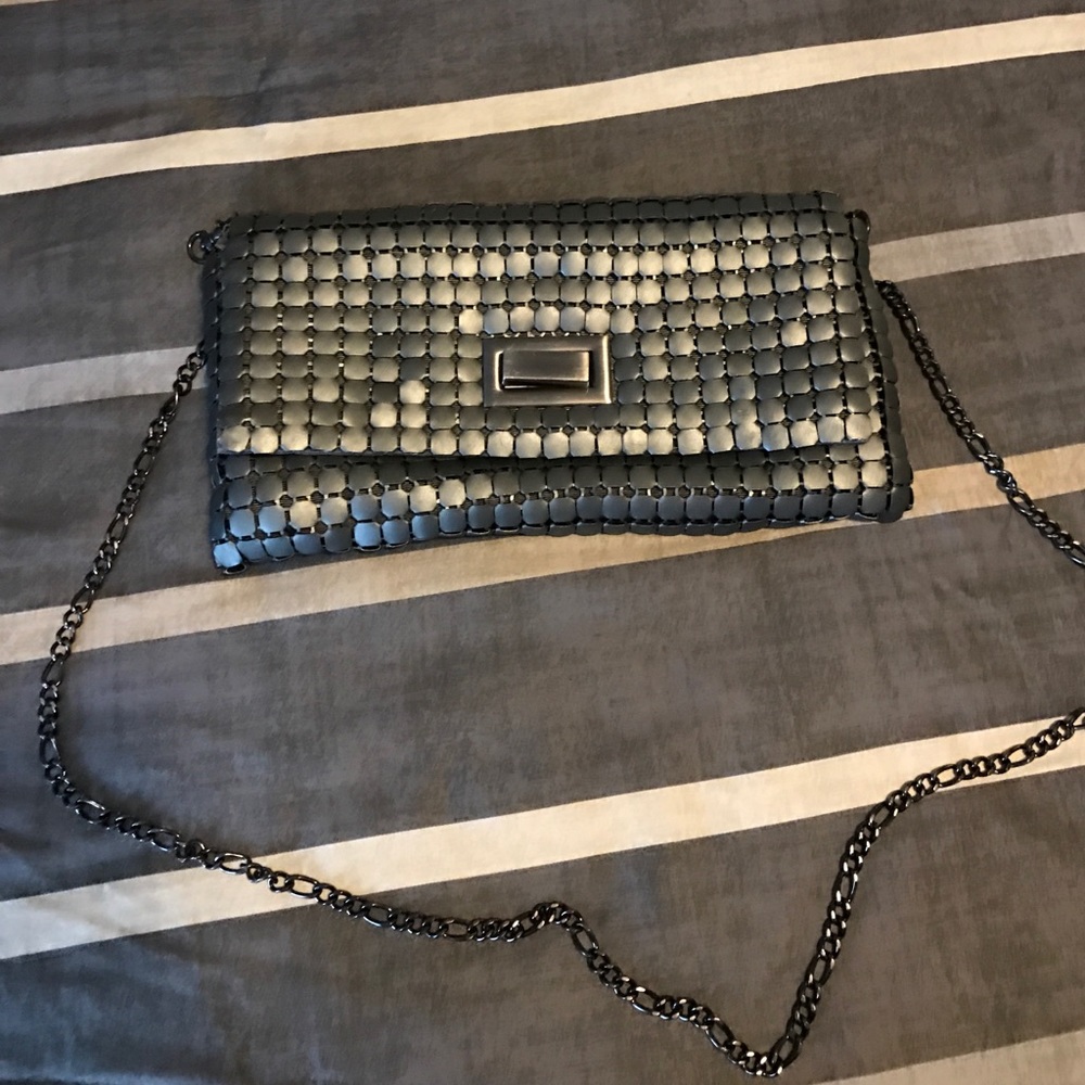 Bcbg gray handbag