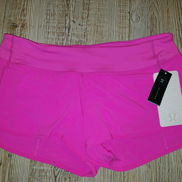 🌟SOLD🌟Lululemon Speed Short size 10 Nepk Pink - Picture 1 of 4
