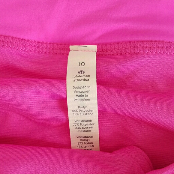 🌟SOLD🌟Lululemon Speed Short size 10 Nepk Pink - Picture 3 of 4