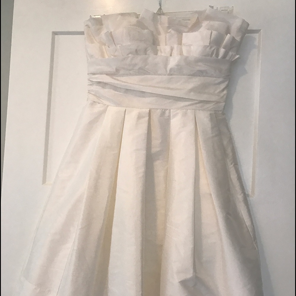 Beautifully detailed white dress