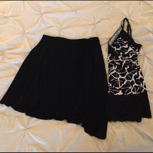 WHBM Black Skirt