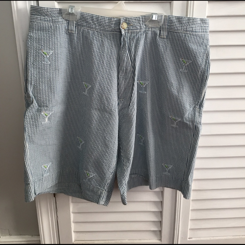 Seersucker short
