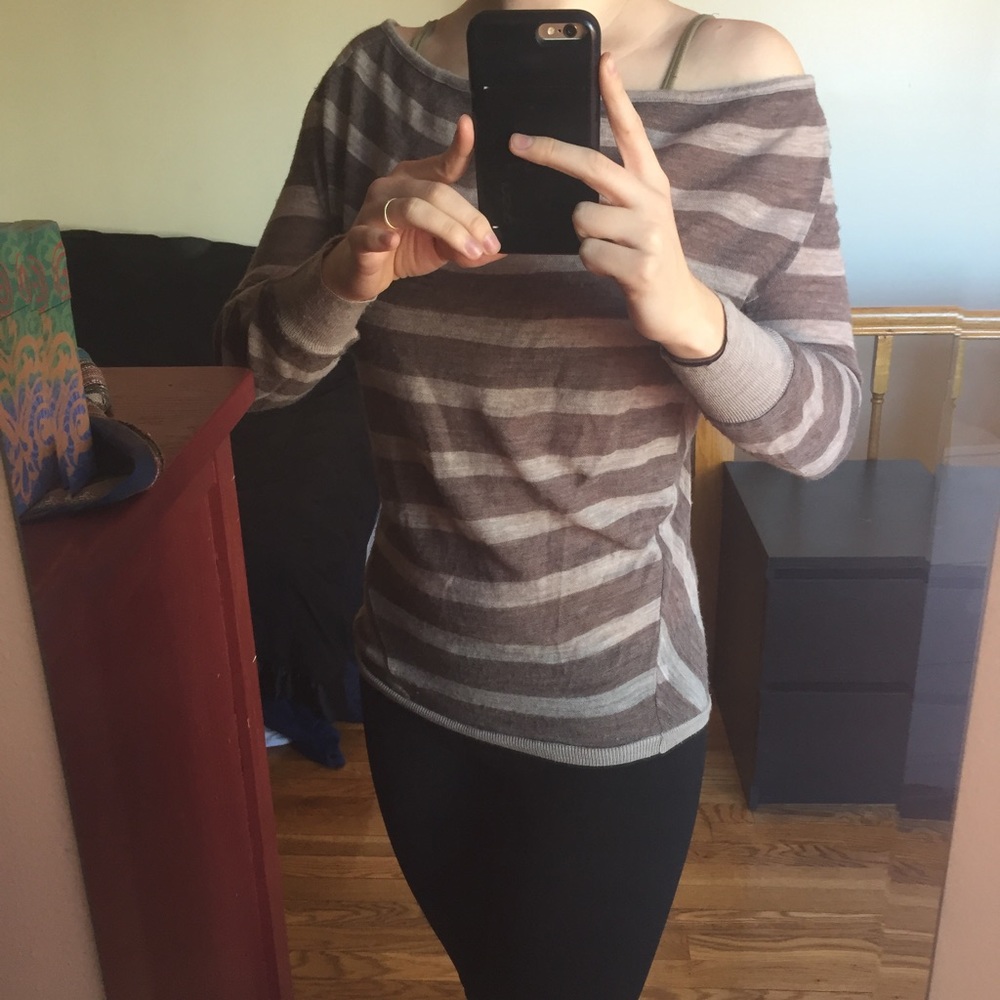 Slouchy off the shoulder top from LOFT