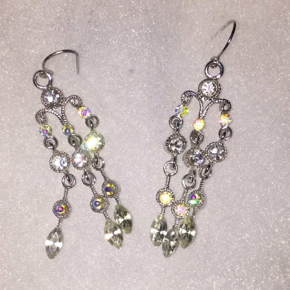 Crystal chandelier earrings