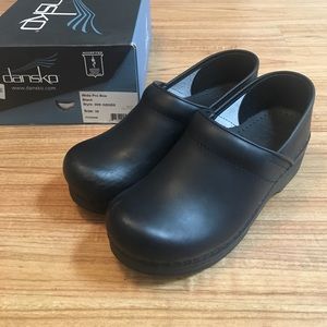 Dansko Pro Box Leather Clogs