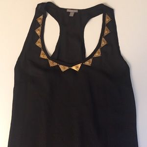 Black top with embellishments