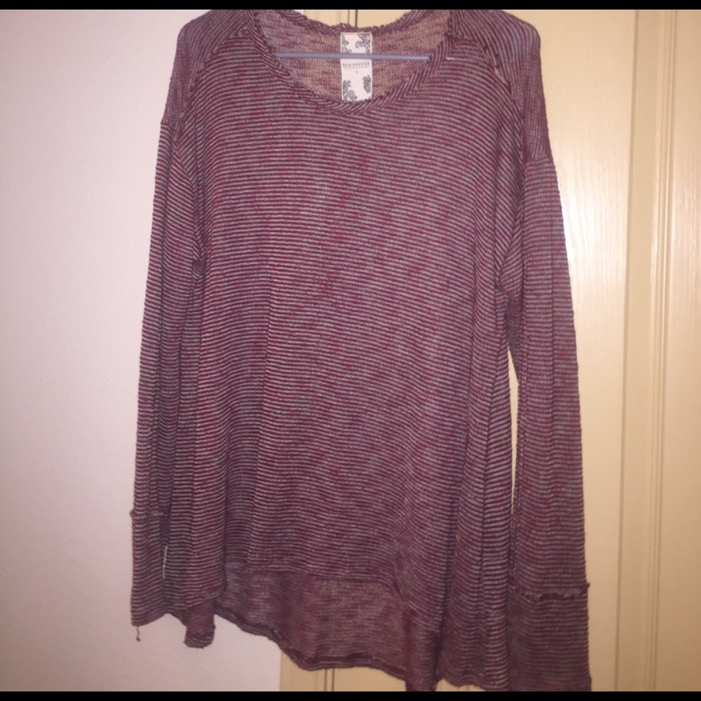 Crimson Waffle shirt