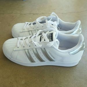 Adidas Superstars White/Silver