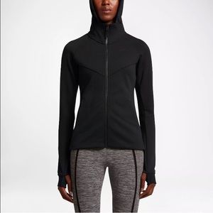Women's size M tech fleece hoodie black