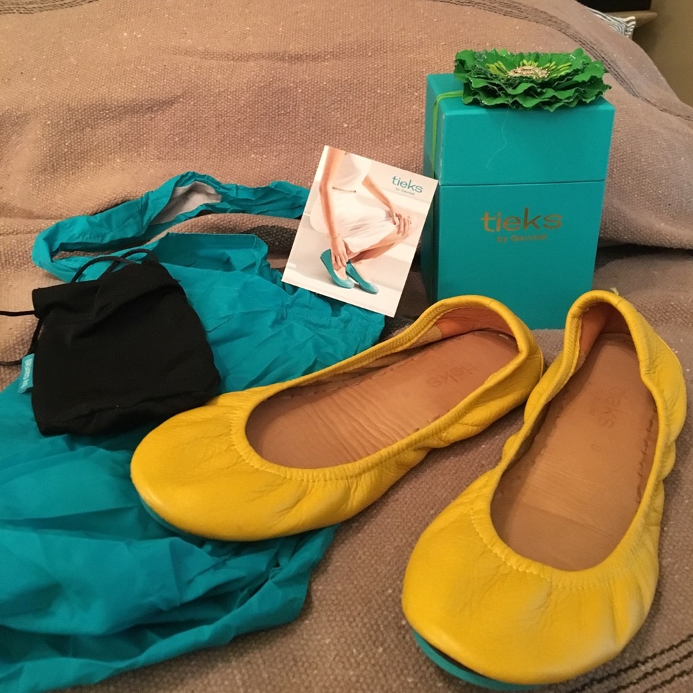 Mustard Yellow Tieks Size 8