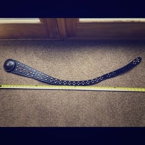 Studded Leather Wrap Around Belt