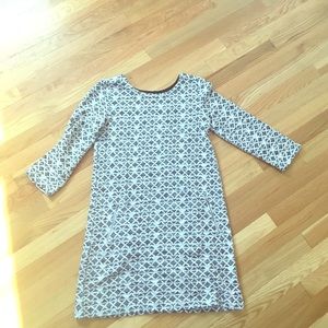 GAP DRESS - black and white XS, Kids 14/16 XXL