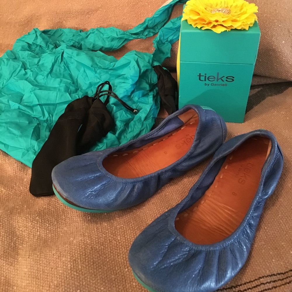 Cobalt Tieks size 8