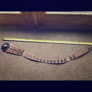 Leather Studded Belt