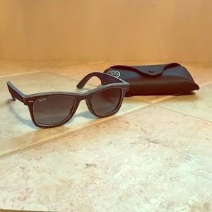 Brand new denim wayfarer Ray-Ban sunglasses