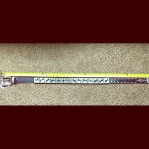 Atlas Green Rhinestone Belt