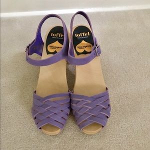 Swedish Hasbeens Sky High Platform Sandal, 38