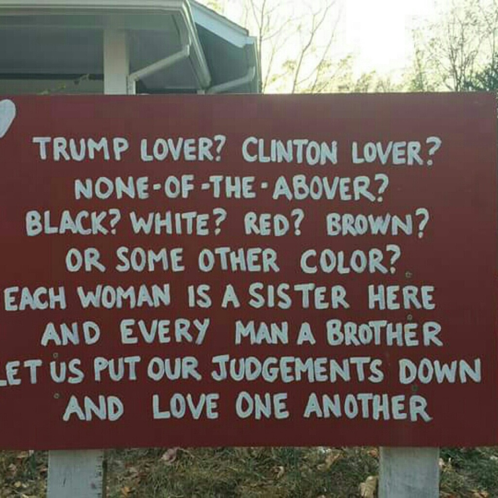 Please Be respectful to others in our closet