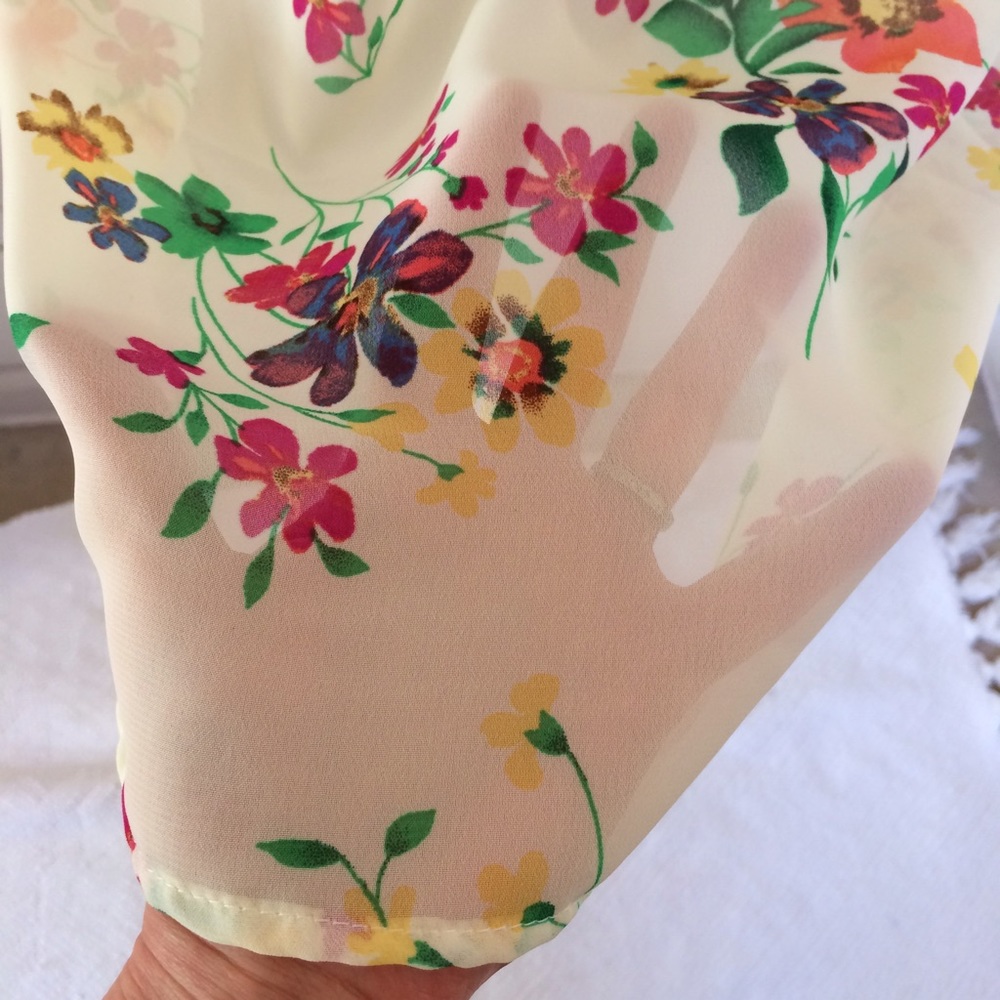 WEEKEND SALE!!!! Off-Shoulder Floral Top - Picture 6 of 8