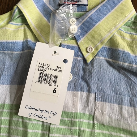 Kitestrings buttondown shirt size 6 NWT - Picture 2 of 2
