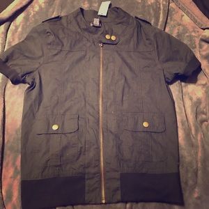 Black NWT Short Sleeve Jacket