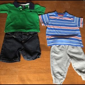 2 boy outfits  3-6 month