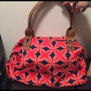 Red and Blue Stella & Dot Purse