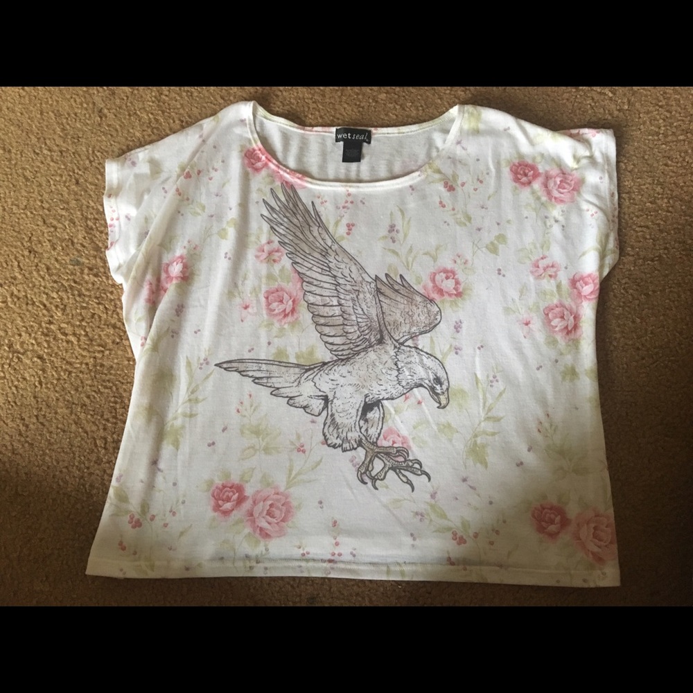 Wet Seal Eagle Crop Top