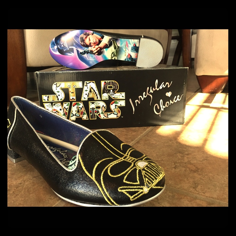 [sold] Disney Darth Vader Irregular Choice Slip On