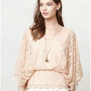 ANTHROPOLOGIE lace blouse