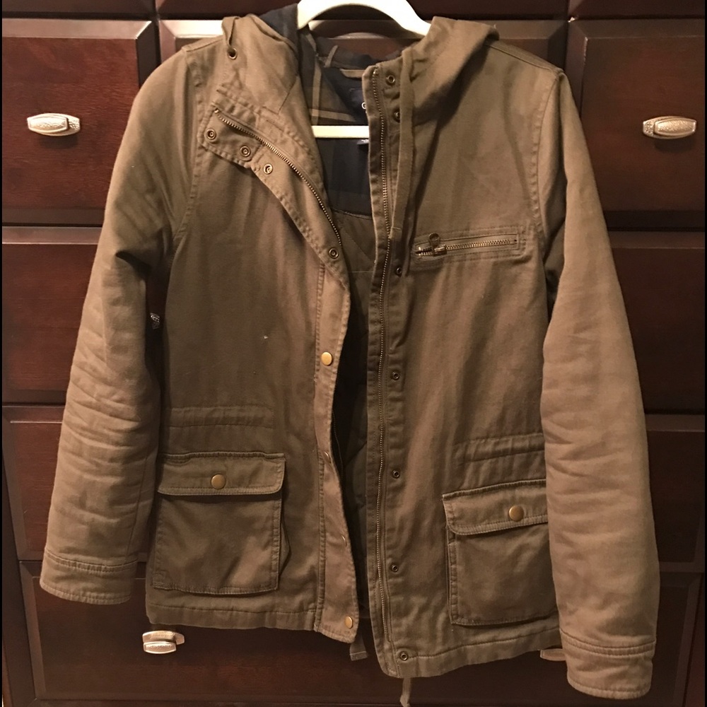 Green anorak army jacket from gap