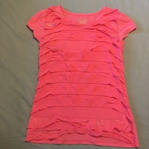 Girls pink shirt